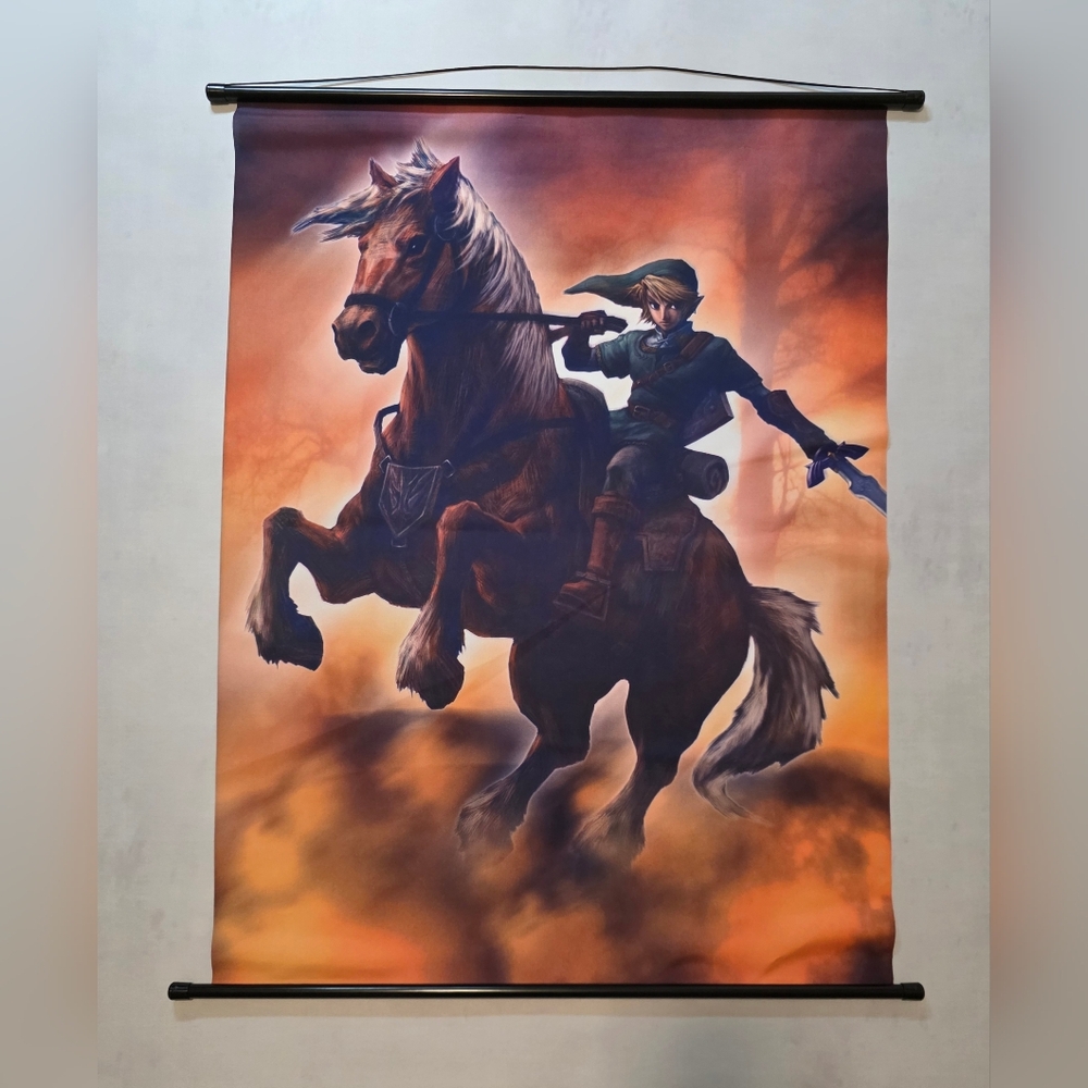 The Legend Of Zelda Twilight Princess Fabric Wall Scroll Poster - 39" x 29" HUGE